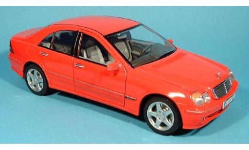 Mercedes Classe C 1/18 Welly rot 2001 1:18 modellino in miniatura