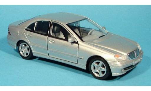 Mercedes Classe C 1/24 Welly silber 2001 1:24 modellino in miniatura