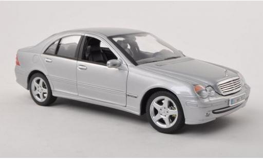 Mercedes Classe C 1/18 Welly silber silber 2001 1:18 modellino in miniatura