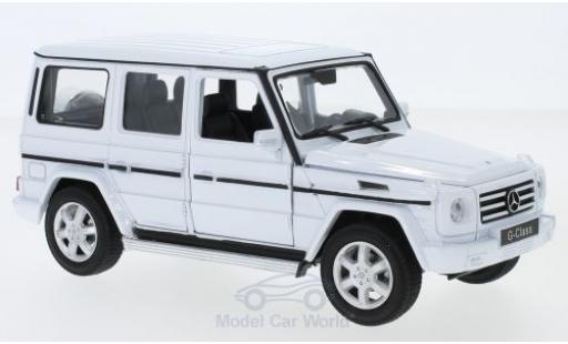 Mercedes Classe G 1/24 Welly bianco modellino in miniatura
