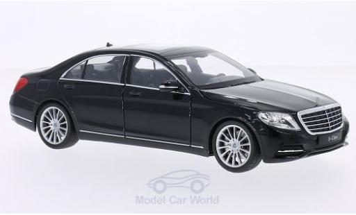 Mercedes Classe S 1/24 Welly (W222) nero 2013 modellino in miniatura