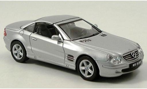 Mercedes Classe SL 1/43 Welly SL 500 silber 1:43 modellino in miniatura