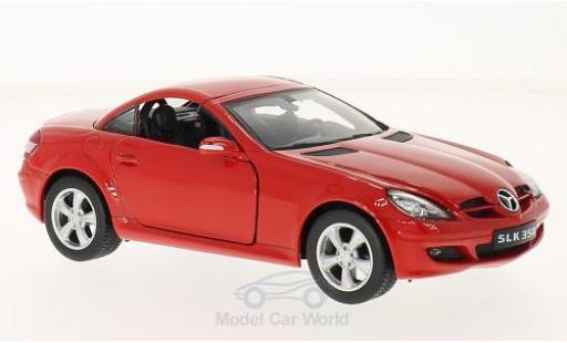 Mercedes Classe SLK 1/24 Welly SLK 350 rosso modellino in miniatura