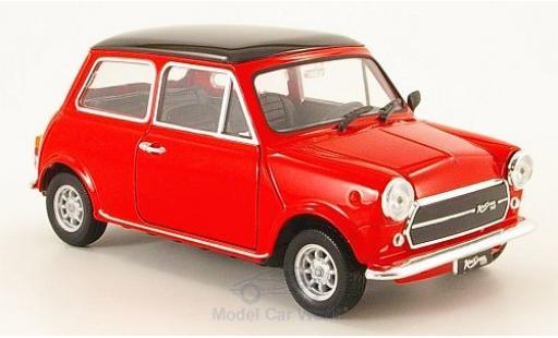 Mini Cooper 1/24 Welly 1300 rosso/nero 1974 ohne Vitrine modellino in miniatura
