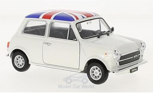 Mini Cooper S 1/24 Welly 1300 bianco UK Flag modellino in miniatura