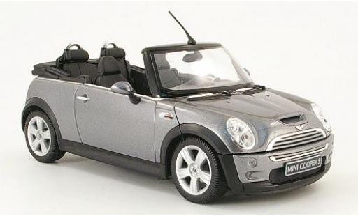 Mini Cooper 1/18 Welly S Cabriolet met.-grau 1:18 modellino in miniatura