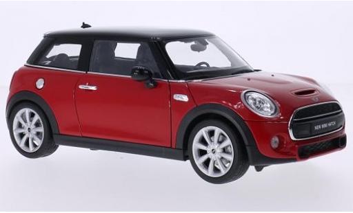 Mini Cooper 1/18 Welly S rot/schwarz 2014 1:18 modellino in miniatura