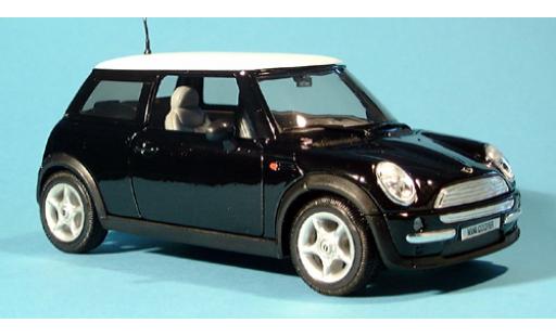 Mini Cooper 1/24 Welly schwarz 1:24 modellino in miniatura