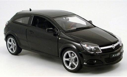 Opel Astra 1/18 Welly GTC schwarz 2005 1:18 modellino in miniatura