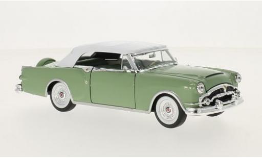 Packard Caribbean 1/24 Welly verde 1953 ouverts/es Verdeck sans Vitrine modellino in miniatura