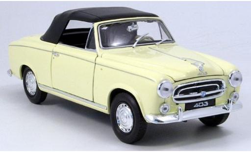 Peugeot 403 1/18 Welly Cabriolet beige geschlossen 1957 1:18 modellino in miniatura