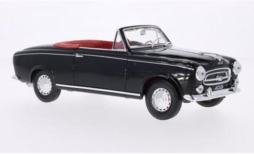 Peugeot 403 1/18 Welly Cabriolet schwarz 1957 1:18 modellino in miniatura