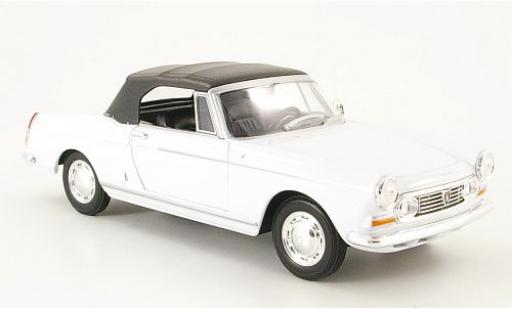 Peugeot 404 1/24 Welly Cabriolet weiss geschlossen 1963 1:24 modellino in miniatura