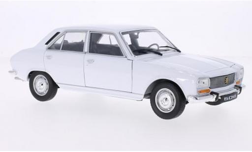Peugeot 504 1/18 Welly weiss 1975 1:18 modellino in miniatura