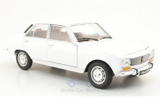 Peugeot 504 1/24 Welly bianco 1975 ohne Vitrine modellino in miniatura