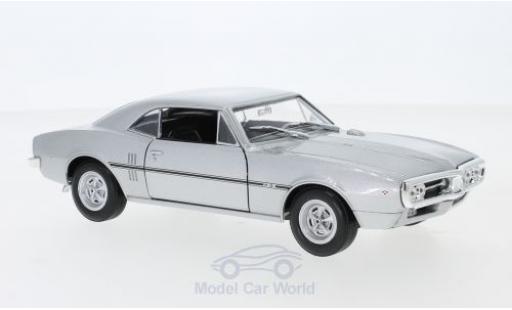 Pontiac Firebird 1/24 Welly grigio 1967 modellino in miniatura