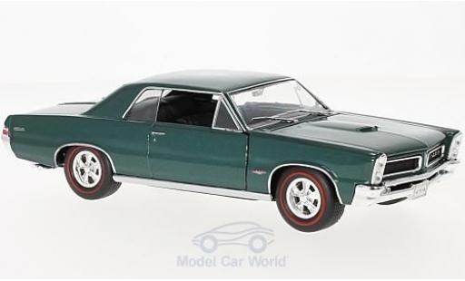 Pontiac GTO 1/24 Welly metallico türkis 1965 modellino in miniatura