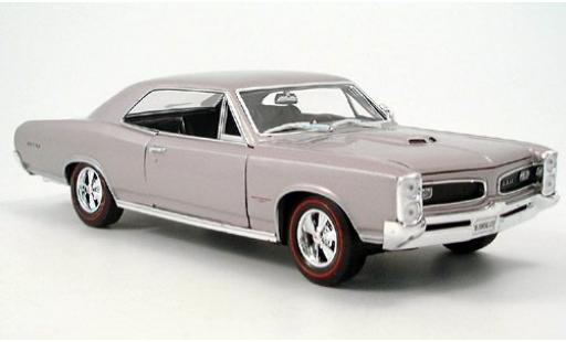 Pontiac GTO 1/18 Welly silber 1966 1:18 modellino in miniatura