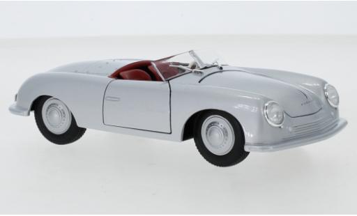 Porsche 356 1/24 Welly Nr.1 grigio modellino in miniatura