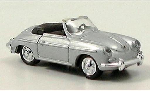 Porsche 356 1/87 Welly B Cabrio silber 1:87 modellino in miniatura