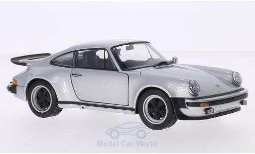 Porsche 930 Turbo 1/24 Welly 911 Turbo 3.0 grigio 1974 modellino in miniatura
