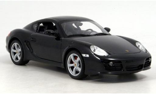 Porsche Cayman 1/18 Welly schwarz 1:18 modellino in miniatura