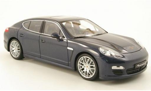 Porsche Panamera S 1/18 Welly met.-blaugrau 1:18 modellino in miniatura