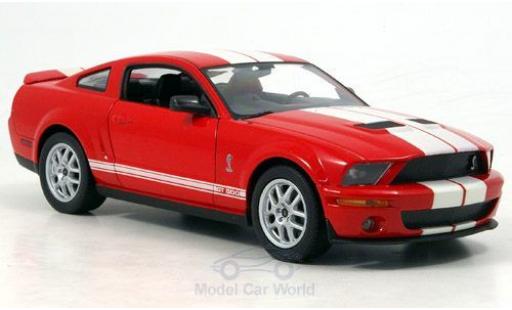 Shelby Cobra 1/24 Welly GT 500 rosso/bianco ohne Vitrine modellino in miniatura