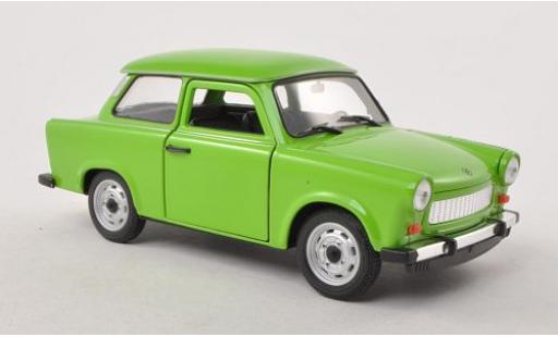 Trabant 601 1/24 Welly grün 1:24 modellino in miniatura