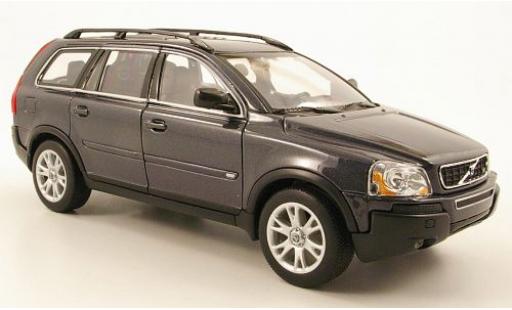 Volvo XC 1/24 Welly 90 metallico grigio sans Vitrine modellino in miniatura