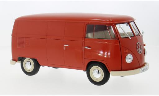 Volkswagen Bulli 1/18 Welly T1 rot 1963 1:18 modellino in miniatura