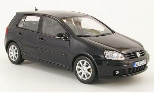 Volkswagen Golf 1/18 Welly V metallico nero sans Vitrine modellino in miniatura