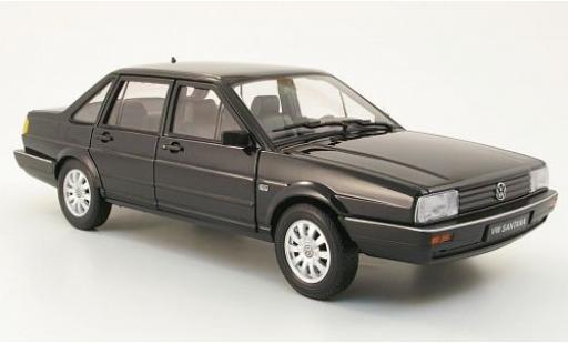Volkswagen Santana 1/18 Welly schwarz 1986 1:18 modellino in miniatura