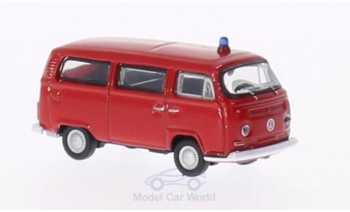 Volkswagen T2 1/87 Welly Bus Feuerwehr 1972 modellino in miniatura