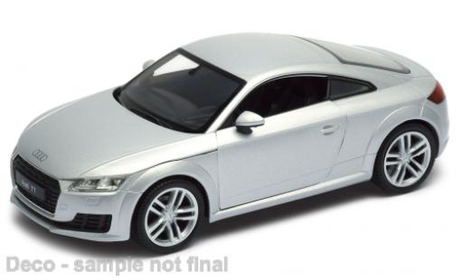 Audi TT 1/24 Welly (8S) metallise grigio 2014 modellino in miniatura