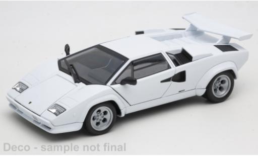 Lamborghini Countach 1/24 Welly LP 5000 S bianco modellino in miniatura