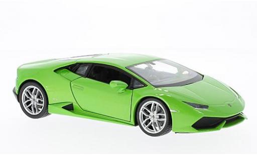 Lamborghini Huracan 1/24 Welly LP610-4 metallico la chaux modellino in miniatura