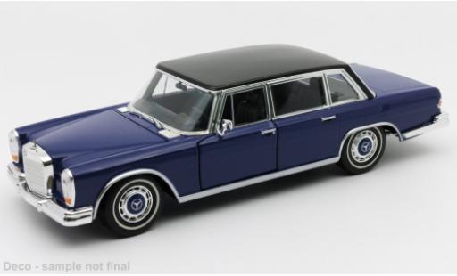 Mercedes 600 1/24 Welly blu 1963 modellino in miniatura