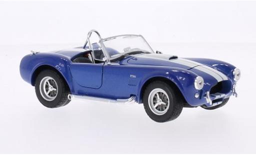 Shelby Cobra 1/24 Welly 427 SC metallise blu/bianco 1965 modellino in miniatura