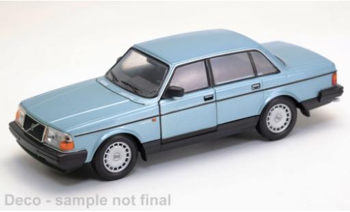 Volvo 240 1/24 Welly GL metallise blu modellino in miniatura