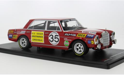 Mercedes 300 1/18 Werk83 SEL 6.3 (W109) 24h Spa 1971 Hannen Alt #35 1:18 modellino in miniatura
