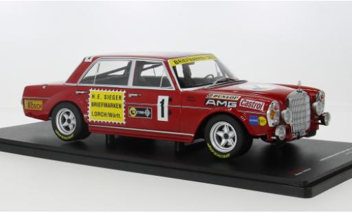 Mercedes 300 1/18 Werk83 SEL 6.8 24h Nürburgring 1972 Hannen Alt #1 1:18 modellino in miniatura