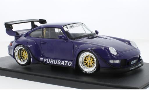 Porsche 993 RWB 1/18 Werk83 911  violett Furusato 1:18 modellino in miniatura