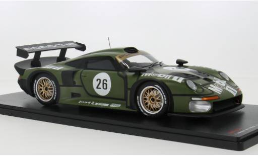 Porsche 993 1/18 Werk83 911 GT1 24h Le Mans 1996 AG #26 1:18 modellino in miniatura