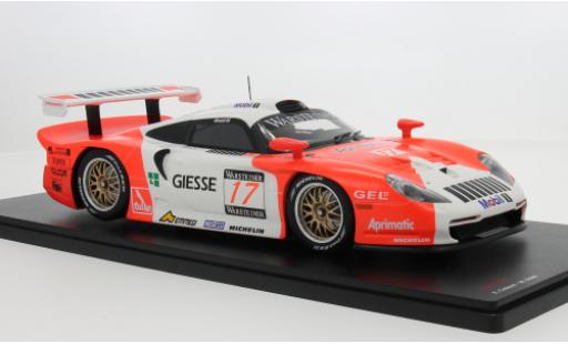Porsche 996 GT1 1/18 Werk83 911 rot/weiss FIA GT Championship 1997 #17 1:18 modellino in miniatura