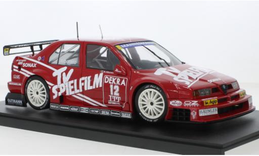 Alfa Romeo 155 1/18 Werk83 V6 TI No.12 Schübel ingénieur TV Spielfilm DTM 1995 modellino in miniatura
