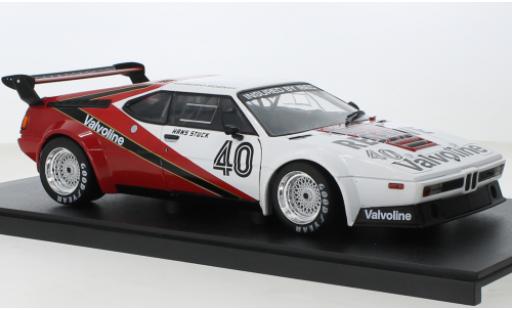 Bmw M1 1/18 Werk83 Procar No.40 Project Four Racing Valvoline Procar 1980 modellino in miniatura