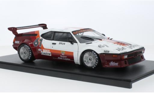 Bmw M1 1/18 Werk83 Procar No.61 Team Schnitzer Procar 1980 modellino in miniatura