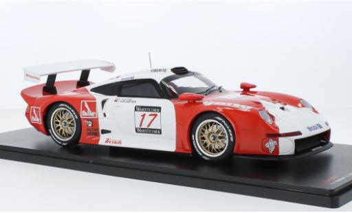 Porsche 993 1/18 Werk83 911 GT1 No.17 FIA GT Spa 1996 modellino in miniatura