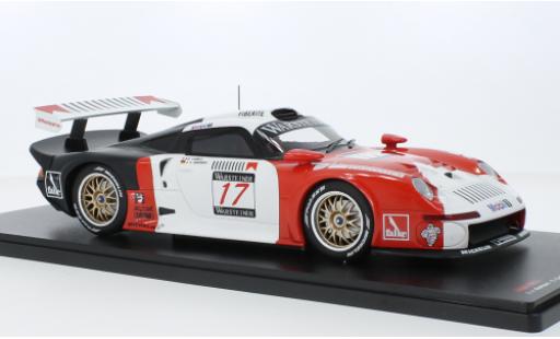 Porsche 996 GT1 1/18 Werk83 911 No.17 JB Racing FIA GT Championship Nuerburgring 1997 modellino in miniatura